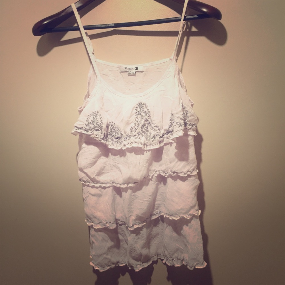 Forever 21 embroidered top